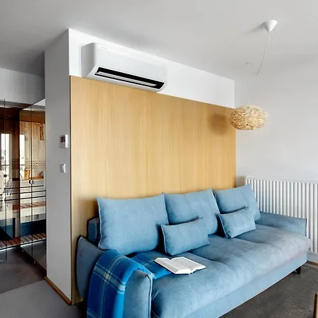 דירה Penthouse Lighthouse Z Prywatna Sauna Surfingbird מיצ'יצ'ניו